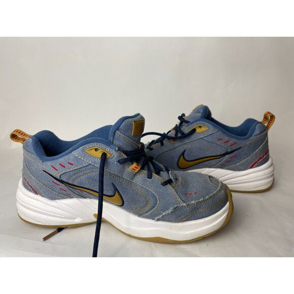 Nike Air Monarch IV Denim Sneakers Father's Day, US 8 - Picture 4 of 7
